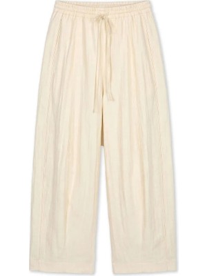 İpekyol Elastik bel barrel fit pantolon IS1260003409030
