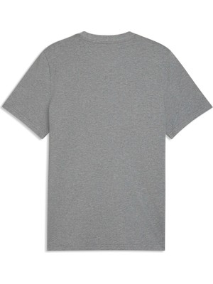 Puma Erkek Gri Puma Bmw Mms Ess Logo Tee Gri Erkek T-Shirt & Polo