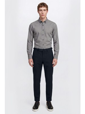Altınyıldız Classics 360 Her Yöne Esneyen Pamuklu Slim Fit Dar Kesim Beli Bağlamalı Yan Cepli Casual Pantolon