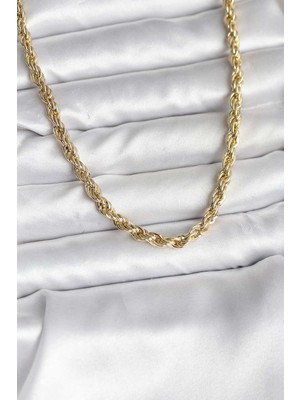 Epilons 14K Gold Renk Kaplama Burgu Model CM Kadın Kolye - TJ-BKO10729