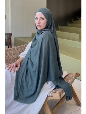 Lamelif Organic Premium Şal Haki
