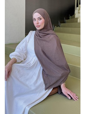 Lamelif Organic Premium Şal Soft Kahve