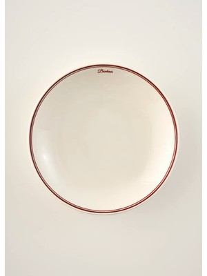 Bella Maison Bonheur Porselen Salata Kasesi Bordo (30 Cm)