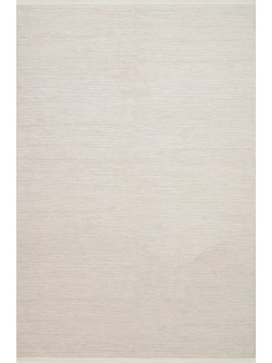 Cool Halı Poem Krem Bej Rengi Akrilik Yumuşak Dokulu Modern Sade Lazer Kesim Salon Yatak Oturma Odası Halısı