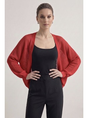 Neden Tekstil Premium Ajurlu İnce Triko Bolero Hırka