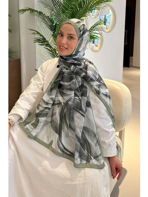 Lamelif Brush Desen Soft Şal Ada Çayı
