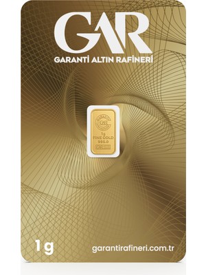 Garanti Gold 1 gr Külçe Altın