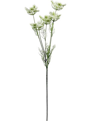 Dekorsende Yapay Kürdan Çiçeği Dal Beyaz 85 cm