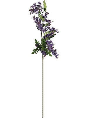Dekorsende Yapay Bahar Dalı Mor Yeşil 130 cm
