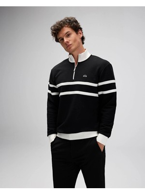 Ellesse Erkek Yarım Fermuarlı Sweat EM619-BK