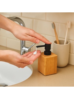 Veraura Lifestyle Büyük Ahşap Sıvı Sabunluk