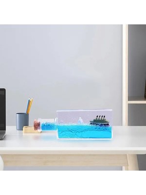 Veraura Lifestyle Batmayan Gemi Şişe Akvaryum