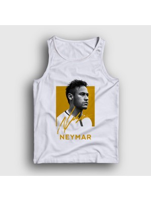 Presmono Unisex Beyaz Signature Neymar Futbol Soccer Atlet