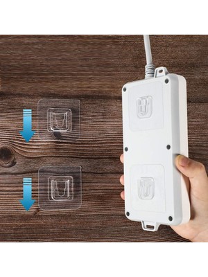 Veraura Lifestyle Geçmeli Klips Eşya Sabitleme Askısı 10'lu Set