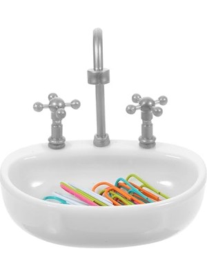 Veraura Lifestyle Lavabo Şeklinde Ataç Kutusu