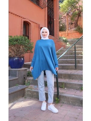 Nisum Moda Yanları Yırtmaçlı Salaş Tunik