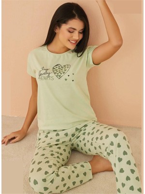 Yare Likralı Penye Alt-Üst Pijama Takımı