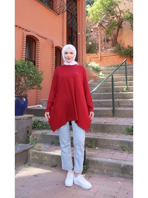 Nisum Moda Yanları Yırtmaçlı Salaş Tunik