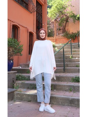 Nisum Moda Yanları Yırtmaçlı Salaş Tunik
