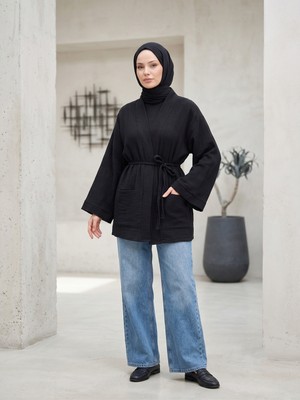Foremia Cepli Hırka-Siyah -