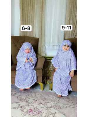 ALDAIYR 2 Adet Çocuk Namaz Elbise Pamuk Kumaş