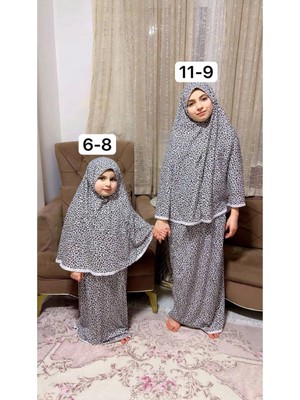 ALDAIYR 2 Adet Çocuk Namaz Elbise Pamuk Kumaş