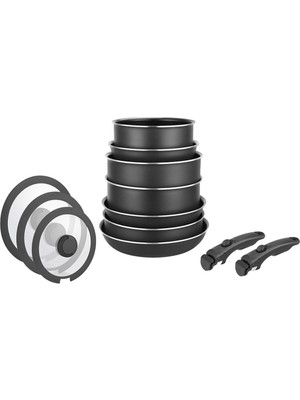 Tefal All-In-One Titanium 12 Parça Set