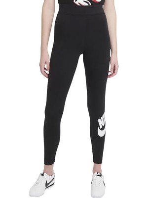Nike Sportswear Essential Yüksek Belli Logolu Kadın Taytı