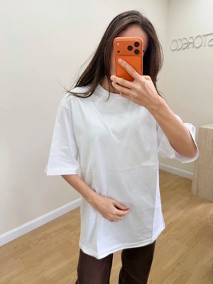 Staff Storeco Oversize Tişört Beyaz