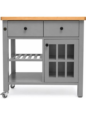 Dipole Furniture Mate Mat Lake Gri (RAL-7037) Servant Mobilyası
