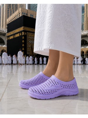 Sport Aquawalk Lila Kaymaz Deniz ve Havuz Ayakkabısı Hafif Esnek Unisex