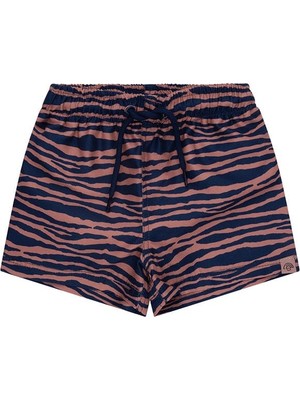 Swim Essentials Vibrant Stripes Dar Kesim Deniz Şortu