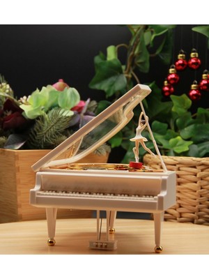 Keyfim Shop Dans Eden Balerinli Piyano Müzik Kutusu Büyük Boy