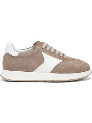 Tergan Gri Hakiki Süet Deri Erkek Sneaker - E26I1AY57697-C11