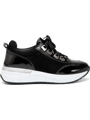 Tergan Siyah Hakiki Deri Kadın Sneaker - K26I1AY68468-A23