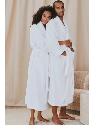 The White Company Classic Organik Pamuk Unisex Bornoz