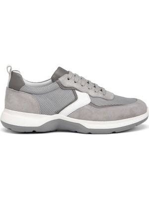 Tergan Gri Hakiki Süet Deri Erkek Sneaker - E26I1AY57695-C11