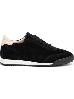 Tergan Siyah Hakiki Süet Deri Kadın Sneaker - K26I1AY68530-A01