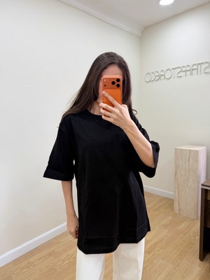 Staff Storeco Oversize Tişört Siyah