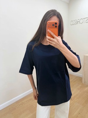 Staff Storeco Oversize Tişört Lacivert