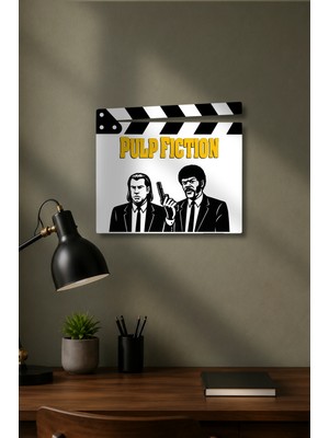 Gişe Arts Klaket Tablo / Duvar Dekoru - Pulp Fiction (Ucuz Roman) Versiyon 2