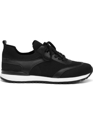 Tergan Siyah Tekstil Erkek Sneaker - E26I1AY57640-O8X
