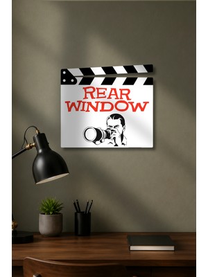 Gişe Arts Klaket Tablo / Duvar Dekoru - Rear Window (Arka Pencere) Versiyon 2