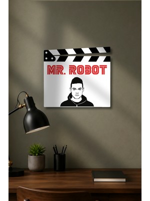 Gişe Arts Klaket Tablo / Duvar Dekoru - Mr. Robot Versiyon 2