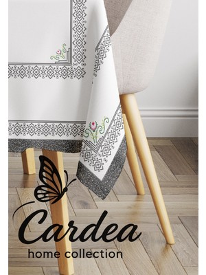 Cardea Home Collection Etnik Desenli Özel Üretim Dijital Baskı Masa Örtüsü
