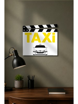 Gişe Arts Klaket Tablo / Duvar Dekoru - Taksi (Taxi) Versiyon 2