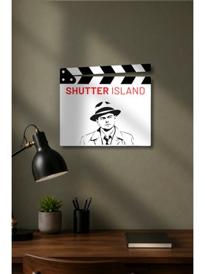 Gişe Arts Klaket Tablo / Duvar Dekoru - Shutter Island (Zindan Adası) Versiyon 2