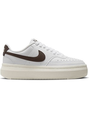 Nike Nıke W Court Vısıon Alta Ltr Unisex Günlük Ayakkabı DM0113-103 Beyaz