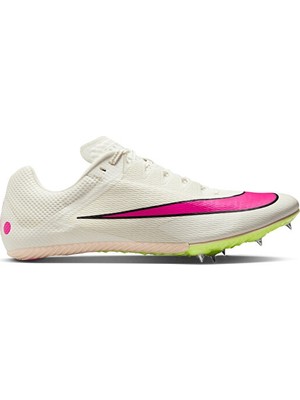 Nike Nıke Zoom Rıval Sprınt Unisex Atletizm Çivili Koşu Ayakkabısı DC8753-101 Krem