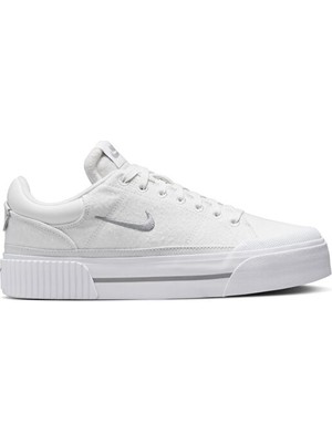Nike Nıke Wmns Court Legacy Lıft Kadın Günlük Ayakkabı FZ2606-100 Beyaz